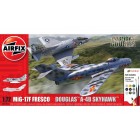 [ AIRA50185 ] Airfix Mig-17F Fresco Douglas A-4B Skyhawk 1/72