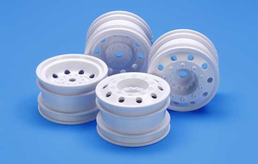 [ T54964 ] Tamiya On Road Racing Truck Wheels (F&R/2pcs. Each) White