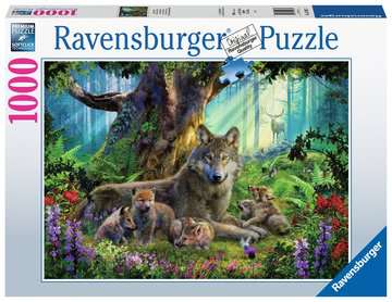 [ RAV159871 ] Ravensburger Familie wolf in het bos 1000 stukjes