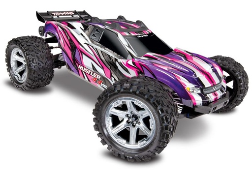 [ TRX-67076-4P ] Traxxas Rustler 4x4 VXL 1/10 scale 4wd stadium truck - Pink