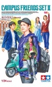 [ T24356 ] Tamiya campus friends set II (5 figures & scooter) 1/24