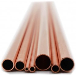 [ KS3404 ] K&S Ronde koperen buizen 7 stuks (1/16-3/32-1/8-5/32-3/16-7/32-1/4 305mm lang