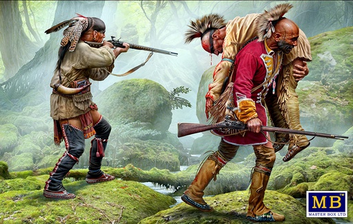 [ MB35210 ] Masterbox "wounded brother"  Indian Wars 1/35