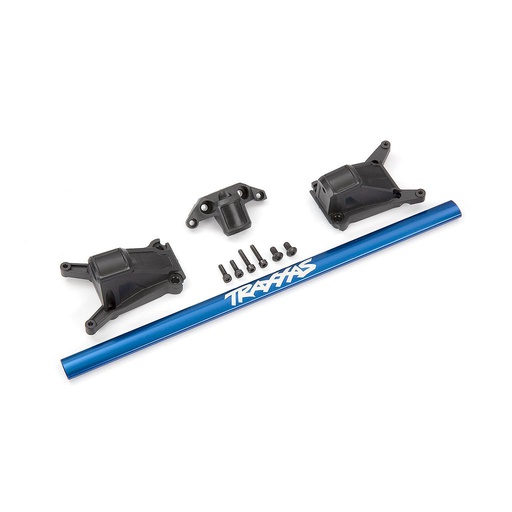 [ TRX-6730X ] Traxxas chassis brace kit, blue (fits rustler 4x4 and slash 4x4 ewuipped with low-CG chassis) trx6730x