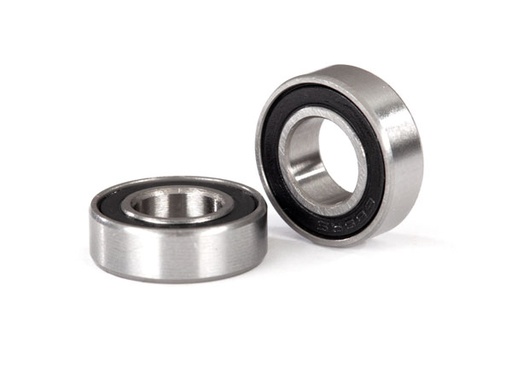 [ TRX-5118A ] Traxxas ball bearings, black rubber sealed (8x16x5mm) (2) - TRX5118A