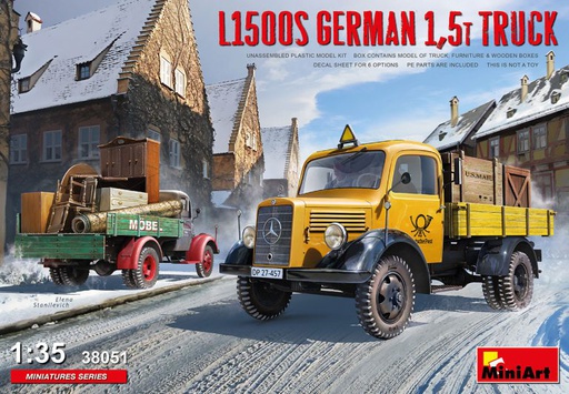 [ MINIART38051 ] L1500S German 1,5T Truck 1/35