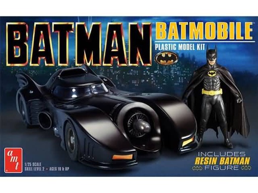 [ AMT1107 ] Batman 1989, batmobile & figure 1/25
