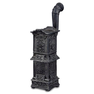 [ MM19006 ] Mini Mundus Oude salonoven met kachelpijp 