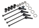 [ TRX-8996X ] Traxxas driveshafts, steel constant-velocity (assembled), front & rear (4) for use with #8995 widemaxx kit (requires #8654 and #7758) - TRX8996X