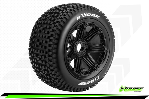 [ PROLR-T3245B ] Louise RC - B-VIPER - 1/5 Buggy Banden - Bead-Lock Velgen - Hex 24mm