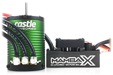 [ CC-010-0155-01 ] Castle Mamba X combo 1/10 Extreem Car ESC + 1406-4600 Sensored Motor
