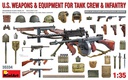 [ MINIART35334 ] Miniart U.S. Weapons & Equipment For Tank Crew & Infantry 1/35