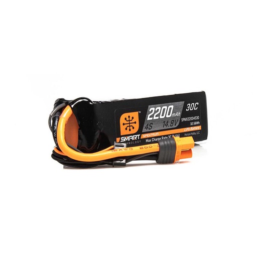 [ SPMX22004S30 ] 2200mah 4S 14.8V Smart Lipo 30C; IC3