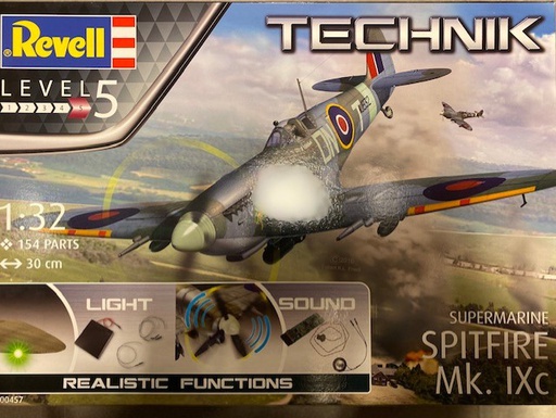 [ RE00457 ] Revell Supermarine Spitfire Mk.IXc with realistic functions 1/32