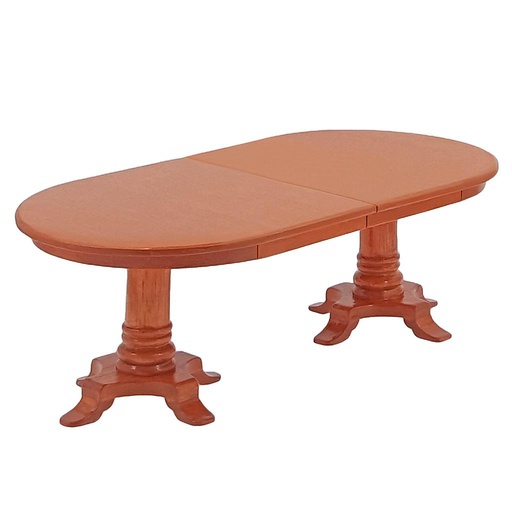 [ MM40109 ] Mini Mundus Biedermeier Eettafel met inlegstuk 