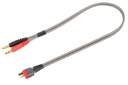[ GF-1207-030 ] Charge Lead "Banana 4mm" - T-Plug - 40cm
