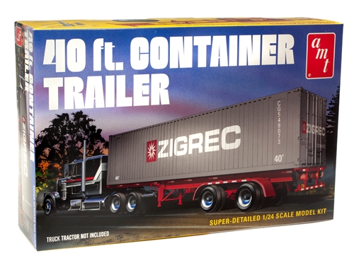 [ AMT1196/08 ] AMT 40ft. container trailer 1/24