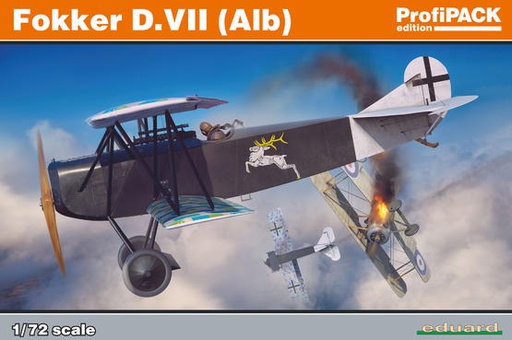 [ EDUARD70134 ] Eduard profipack 1/72  Fokker D.VII (alb) 