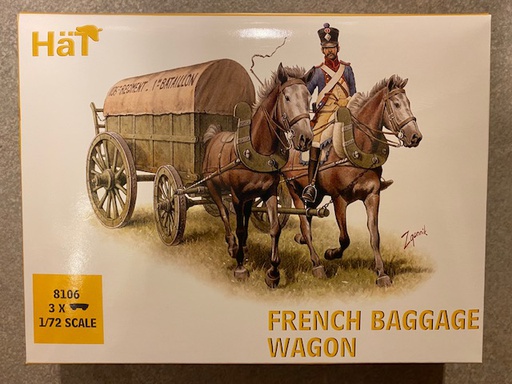 [ HAT8106 ] French Baggage Wagon 1/72