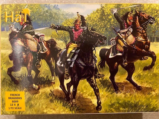 [ HAT8009 ] Napoleonic French Dragoons 1/72