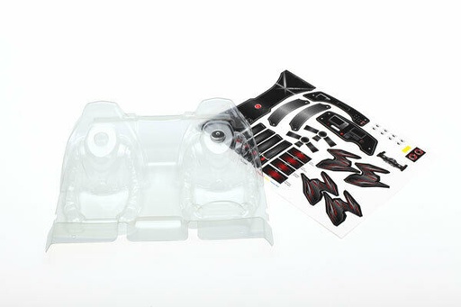 [ TRX-8512 ] Traxxas interior, clear (unpainted) - TRX8512