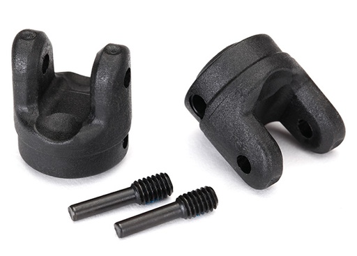 [ TRX-8658 ] Traxxas yokes, transmission (2)/ 4x15mm screw pins (2) - TRX8658