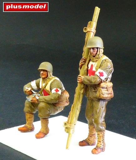 [ PLUSMODEL160 ] U.S. Soldiers, WWII Orderlies (6797160)