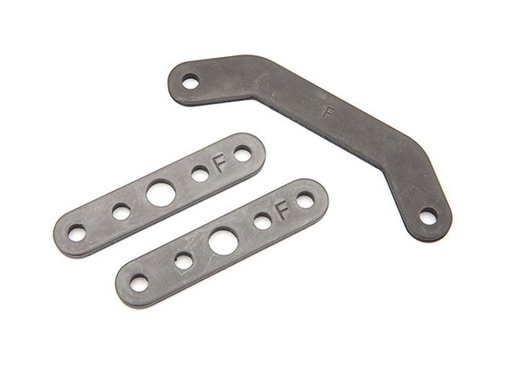 [ TRX-8926 ] Traxxas bulkhead tie bar, front, upper (1), lower (2) steel - TRX8926