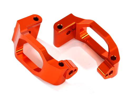 [ TRX-8932A ] Traxxas caster blocks (c-hubs), 6061-T6 aluminium (orange anodized), left & right - TRX8932A