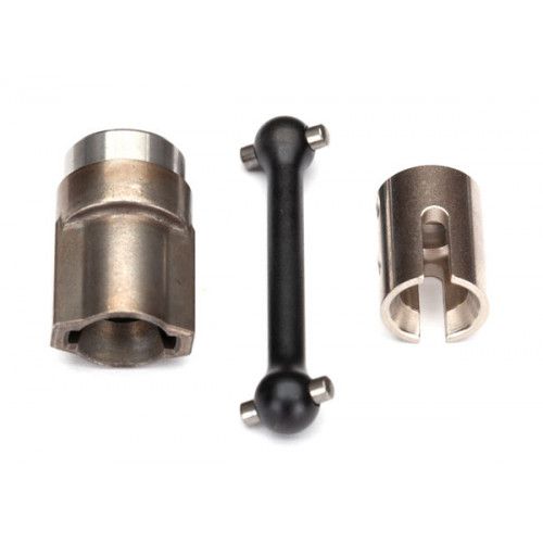 [ TRX-8556X ] Traxxas driveshaft, center, front (steel)/4x13 screw pin - TRX8556X