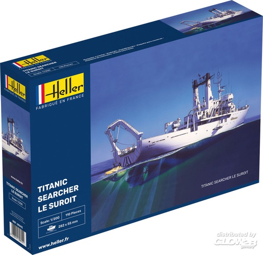 [ HE80615 ] Heller Titanic searcher "Le Suroit" 1/200