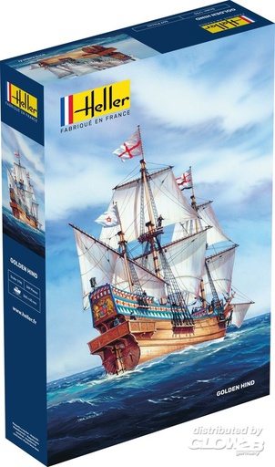 [ HE80829 ] Heller Golden hind 1/96