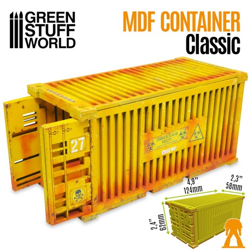 [ GSW10319 ] Green stuff world Classic Shipping Container