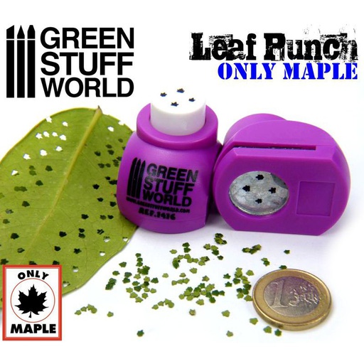 [ GSW1416 ] Green stuff world Miniature Leaf Punch MEDIUM PURPLE