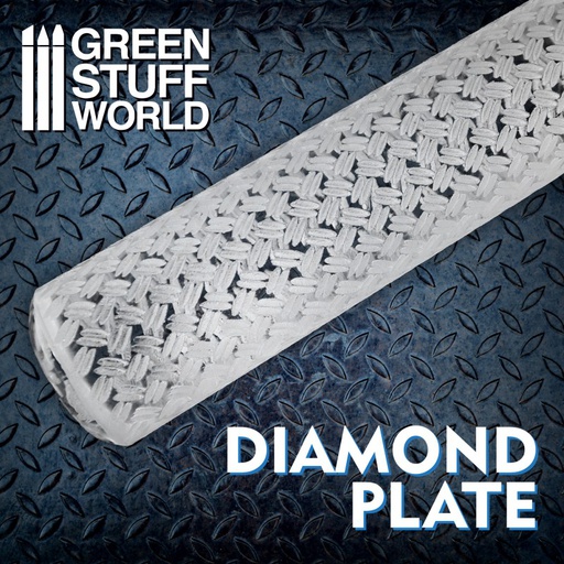 [ GSW2509 ] Green stuff world Rolling Pin Diamond Plate