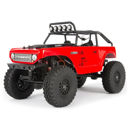 [ AXI90081T1 ] Axial SCX24 Deadbolt 1/24 4WD-RTR - Red