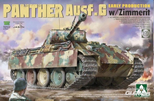 [ TAKOM2134 ] Panther Ausf.G Early Production w/Zimmerit 1/35