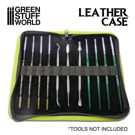 [ GSW1572 ] Green stuff world Premium Leather Case for Tools and Brushes