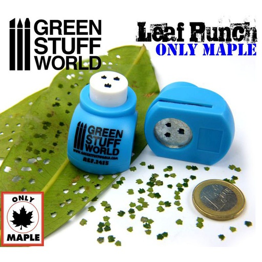 [ GSW1415 ] Green stuff world Miniature Leaf Punch MEDIUM BLUE