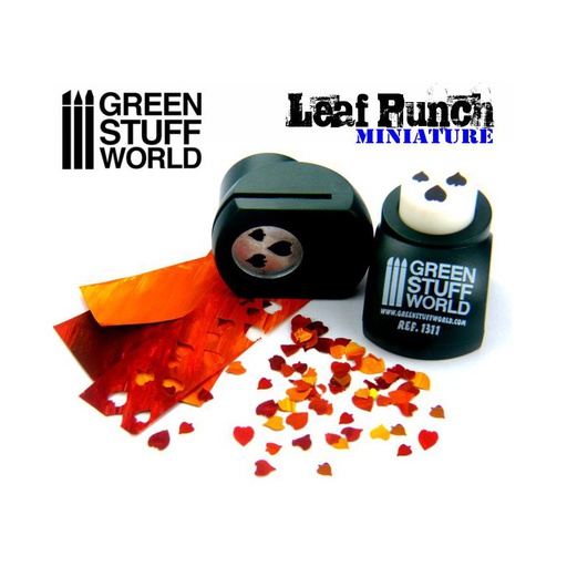 [ GSW1311 ] Green stuff world Miniature Leaf Punch DARK GREEN