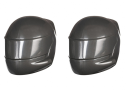 [ TRX-8518 ] Traxxas driver helmet, grey (2) - TRX8518