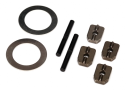 [ TRX-7783X ] Traxxas Spider gear shaft (2)/ spacers (4)/16x23.5x.5 stainless washer (2) (for #7781X aluminum differential carrier) - TRX7783X