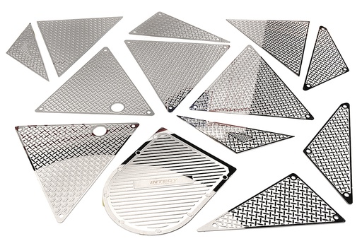 [ INC29020 ] Integy Alloy Machined Protection Plate Set for Traxxas 1/7 Unlimited Desert Racer