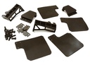 [ INC28484 ] Integy Off-Road Mud Flaps Dirt Guards for Traxxas TRX-4 Scale & Trail Crawler