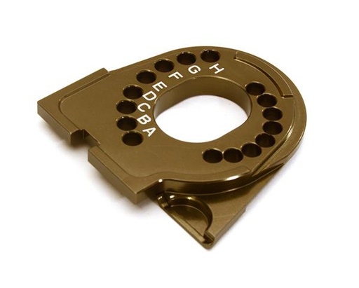 [ INC27982GREY ] Integy Billet Machined Motor Mounting Plate for Traxxas TRX-4 Scale &amp; Trail Crawler