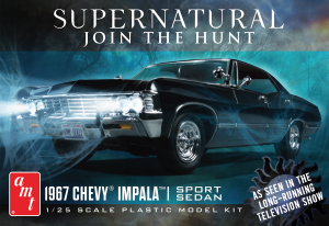 [ AMT1124 ] Supernatural Join The Hunt 1967 Chevy Impala 1/25