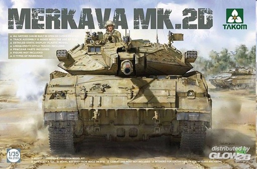 [ TAKOM2133 ] Merkava 2D Israel Defence Forces Battle Tank in 1/35