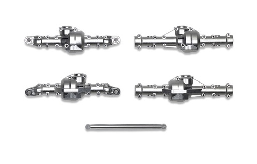 [ T54990 ] Tamiya CC-02 B Parts (Axle Housing) (Matte Plated) 