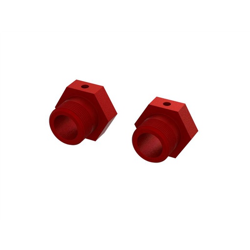 [ ARA310928 ] Arrma  Alum Wheel Hex 24mm (Red) (2)