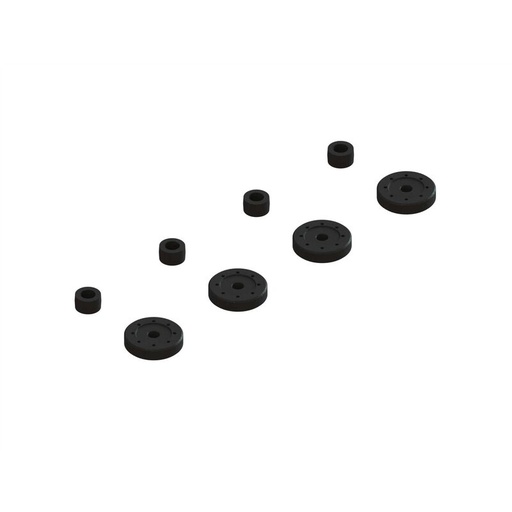 [ ARA330570 ] Arrma Shock Pistons & Cartridge Spacers (4 shocks)